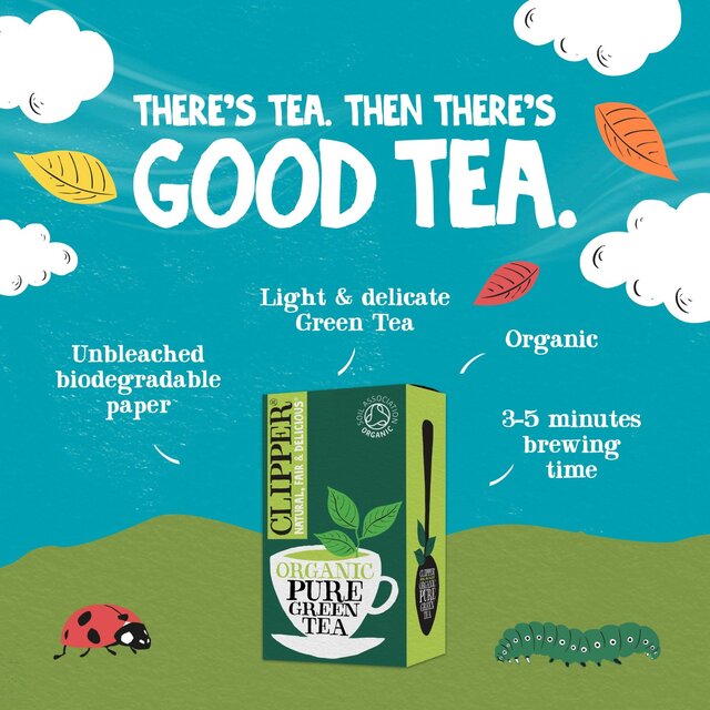 Clipper Organic Fairtrade Green Tea Bags thumbnail 9