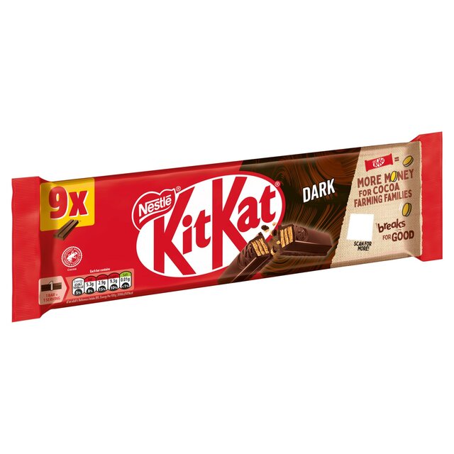 KitKat 2 Finger Dark Chocolate Biscuit Bar thumbnail 3