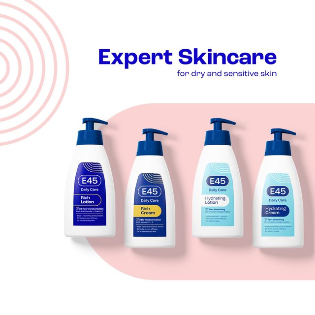 E45 Rich 24h Moisturiser Lotion for Very Dry Skin thumbnail 5