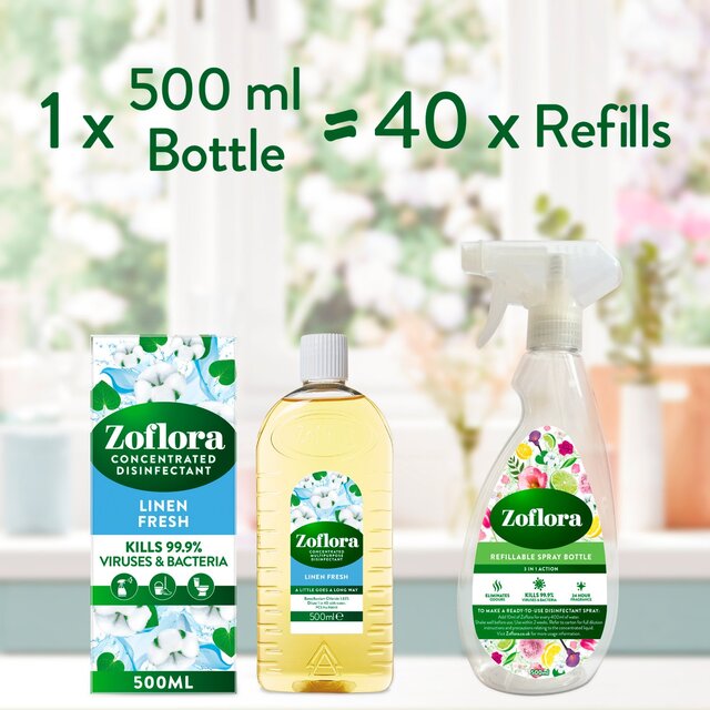 Zoflora Concentrated Disinfectant Linen Fresh thumbnail 2