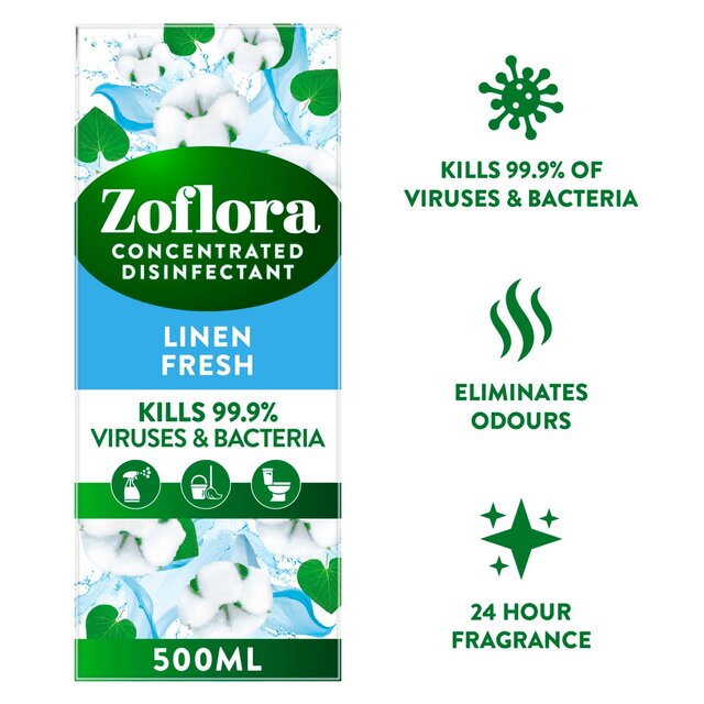 Zoflora Concentrated Disinfectant Linen Fresh thumbnail 3