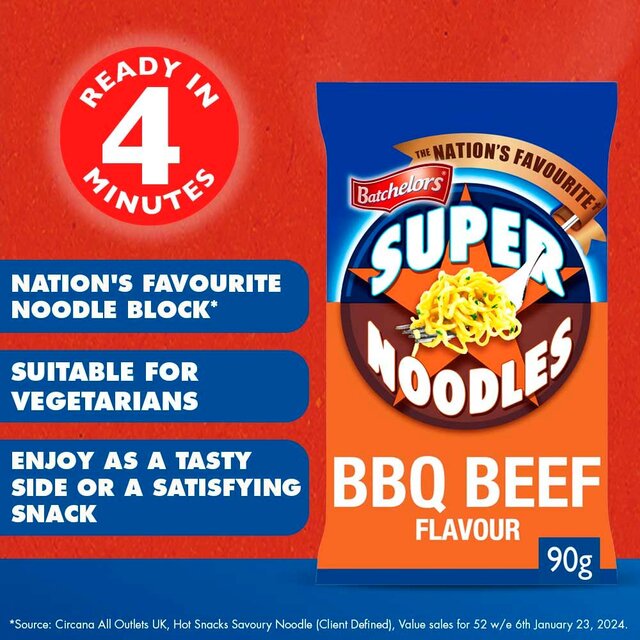 Batchelors Super Noodles Barbecue Beef thumbnail 4