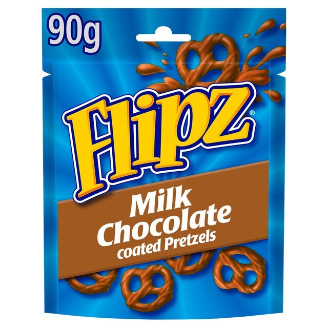 Flipz Milk Chocolate Coated Pretzel Snack Pouch