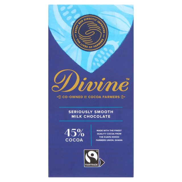 Divine 45% Cocoa Milk Chocolate Bar thumbnail 2