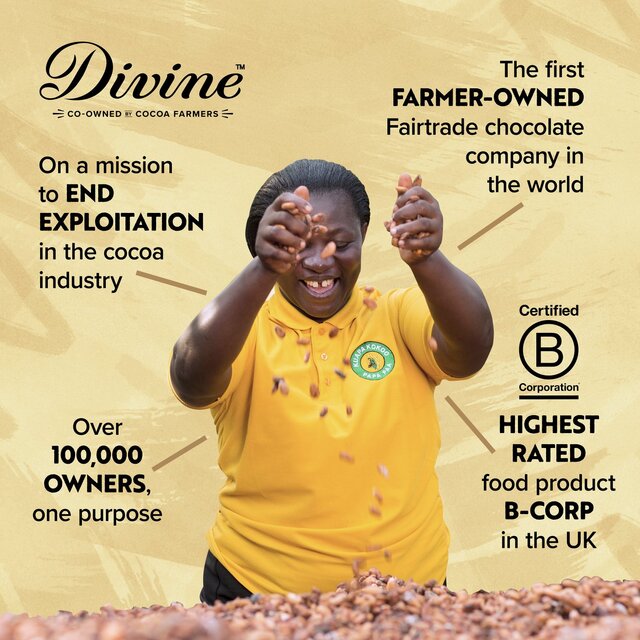 Divine 45% Cocoa Milk Chocolate Bar thumbnail 5