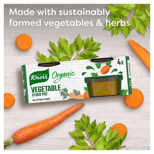Knorr 4 Organic Vegetable Stock Pot thumbnail 5