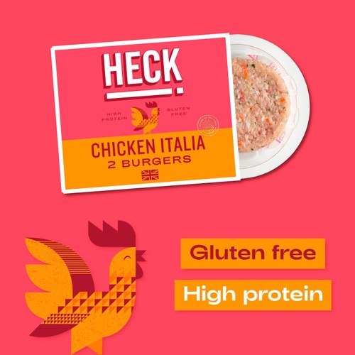 HECK! Chicken Italia Gluten Free 2 Burgers thumbnail 3