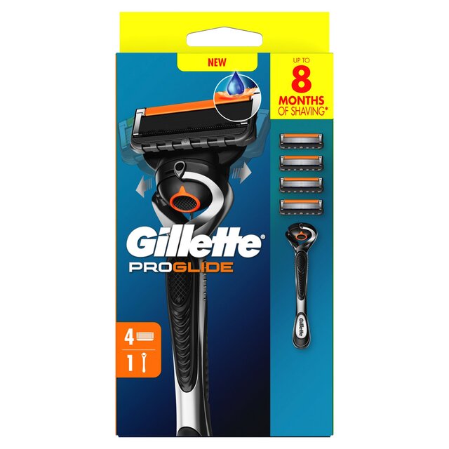 Gillette ProGlide Flexball Manual Razor Starter Pack + 4 Blades thumbnail 2