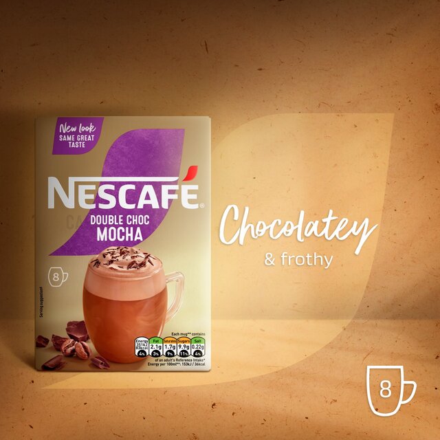 Nescafe Double Choc Mocha Instant Coffee 7 Sachets thumbnail 5