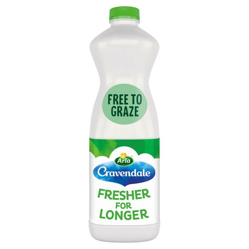 Cravendale Filtered Fresh Semi Skimmed Milk 1L Fresher for Longer thumbnail 2