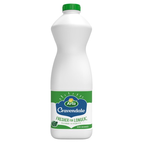 Cravendale Filtered Fresh Semi Skimmed Milk 1L Fresher for Longer thumbnail 3