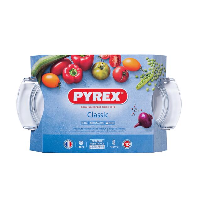 Pyrex Easy Grip Casserole Dish 5.8L thumbnail 2