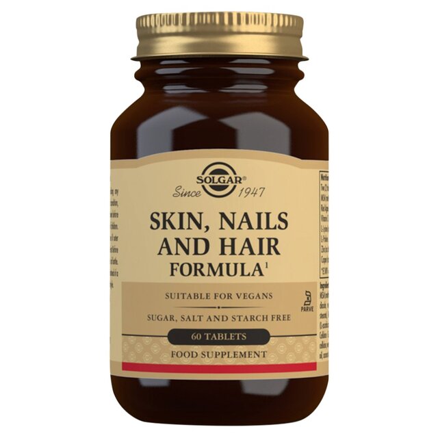 Solgar Skin, Nails & Hair Formula Supplement Tablets