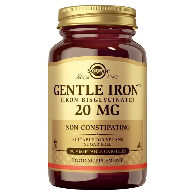 Solgar Gentle Iron Supplement Capsules 20mg