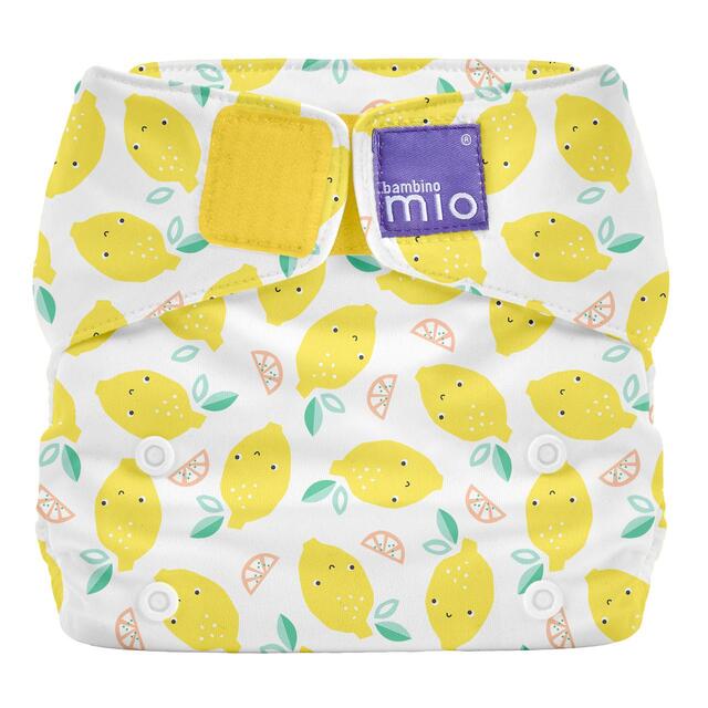 Bambino Mio Reusable Nappy One size fits all birth to 3-4 years Lemon