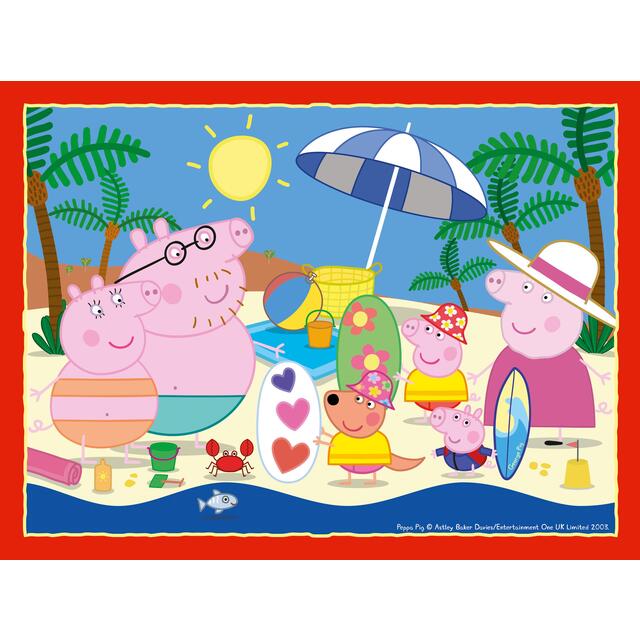 Peppa Pig 4 in a Box Jigsaw Puzzles thumbnail 2