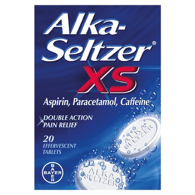 Alka Seltzer XS Extra Strong Pain Relief Effervescent Tablets