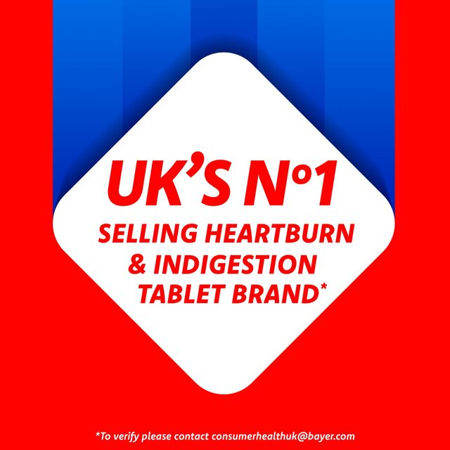 Rennie Spearmint Heartburn & Indigestion Relief Tablets thumbnail 6
