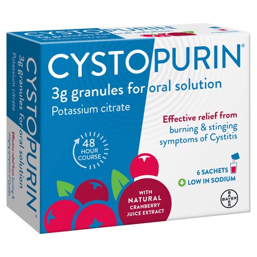 Cystopurin Granules for Oral Solution with Natural Cranberry Juice Extract thumbnail 2