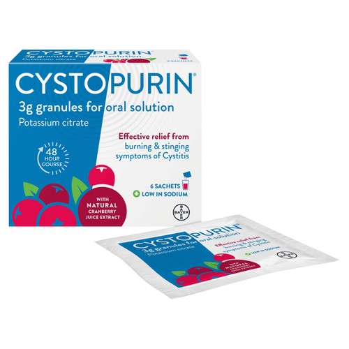Cystopurin Granules for Oral Solution with Natural Cranberry Juice Extract thumbnail 3