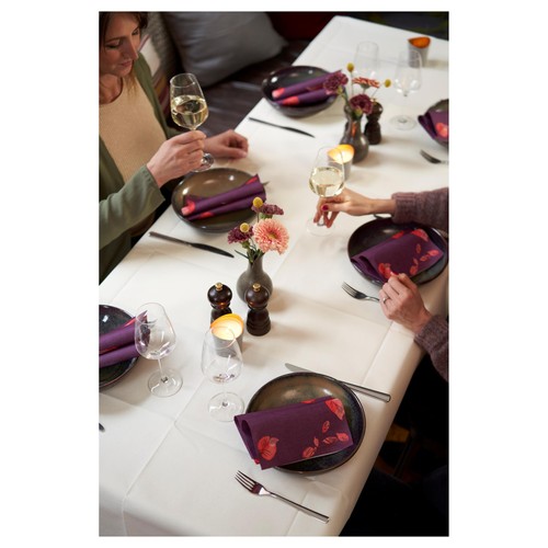 White Dunicel Table Cover 118x180cm  thumbnail 3