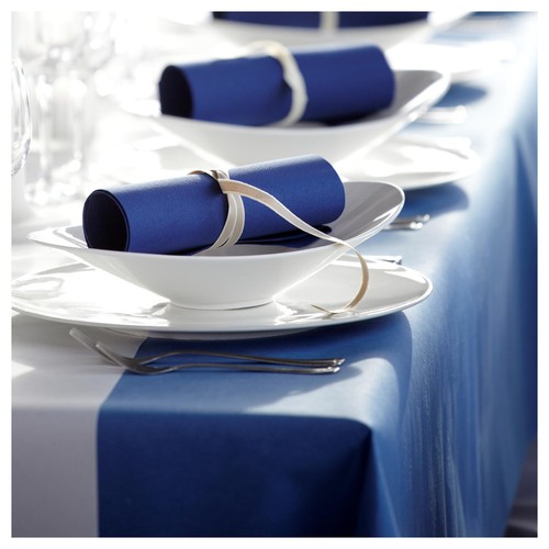 Dark Blue Dunicel Table Cover 118x180cm thumbnail 3