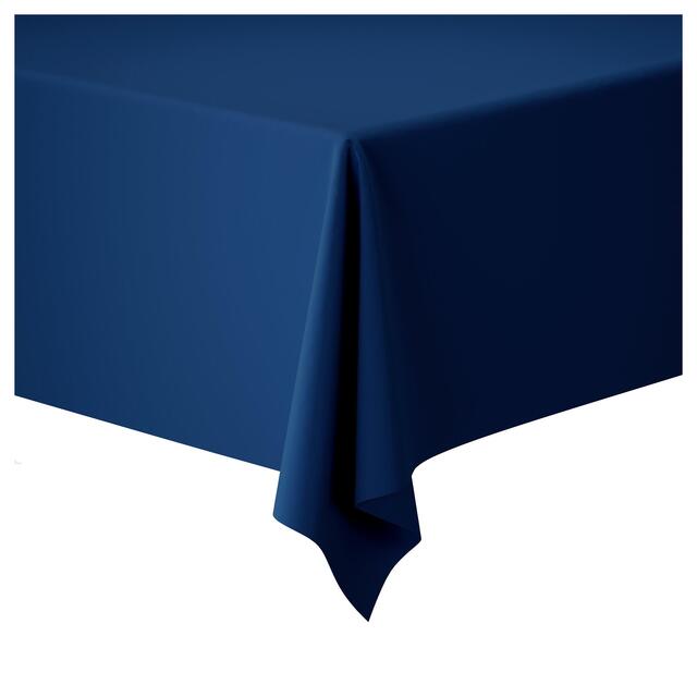 Dark Blue Dunicel Table Cover 118x180cm thumbnail 2