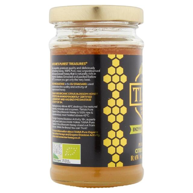 TIANA Organic Citrus Blossom Raw Active Honey thumbnail 3