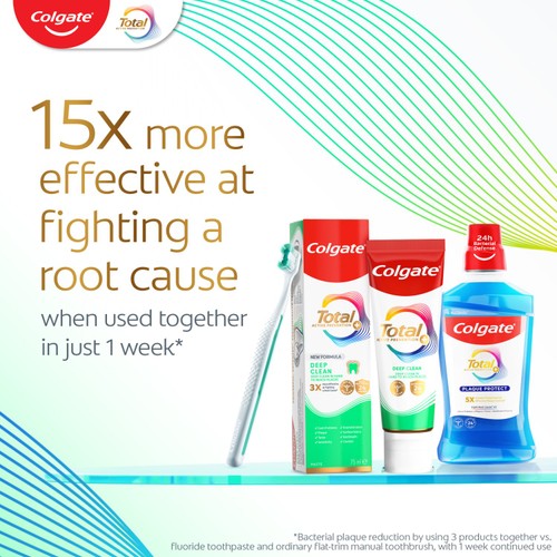 Colgate Total Active Prevention+ Deep Clean Toothpaste thumbnail 6