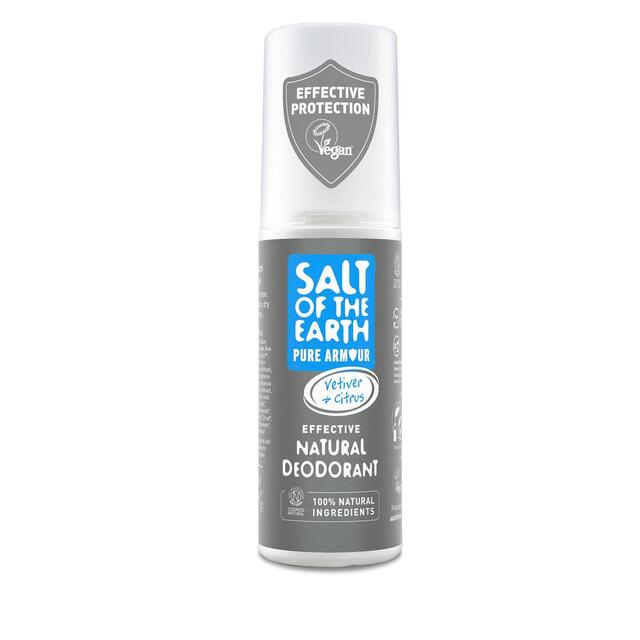 Salt of the Earth Vetiver & Citrus Natural Deodorant Spray 100ml