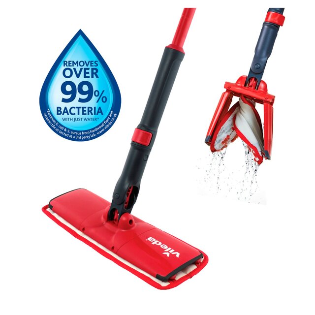 Vileda EasyTwist Microfibre Flat Mop thumbnail 3