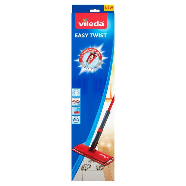 Vileda EasyTwist Microfibre Flat Mop thumbnail 4