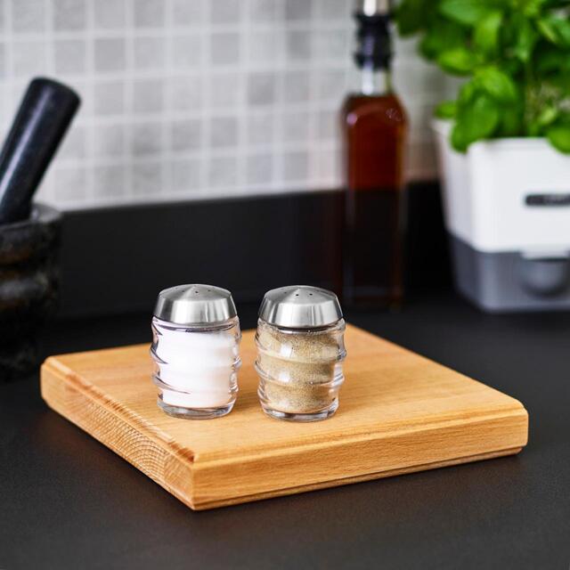 Cole & Mason Bray Salt & Pepper Glass Shakers, 70mm thumbnail 3