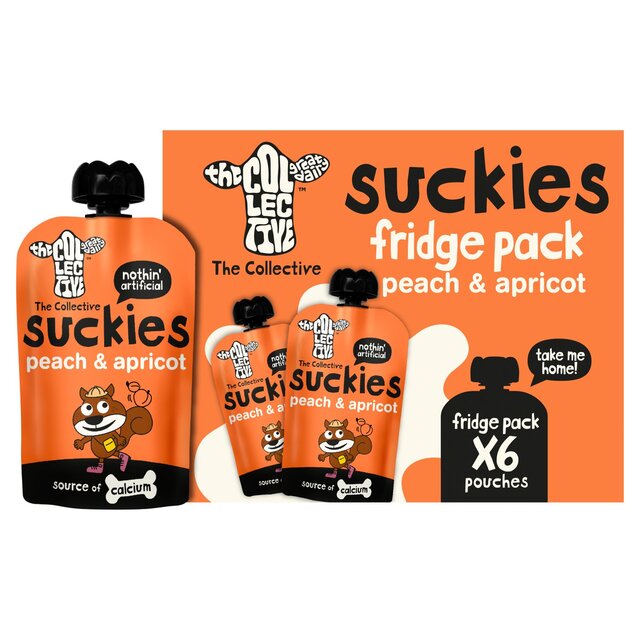 The Collective Kids Peach & Apricot Suckies Yoghurt Multipack