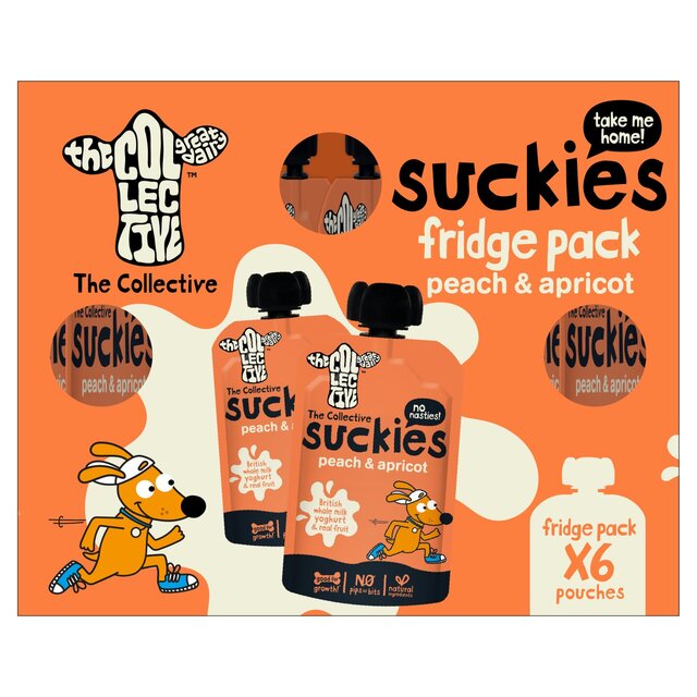 The Collective Kids Peach & Apricot Suckies Yoghurt  Multipack thumbnail 2