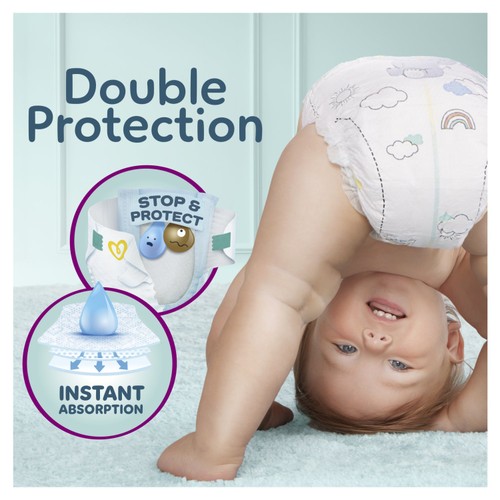 Pampers Premium Protection Nappies, Size 4 (9-14kg) Jumbo+ Pack thumbnail 4