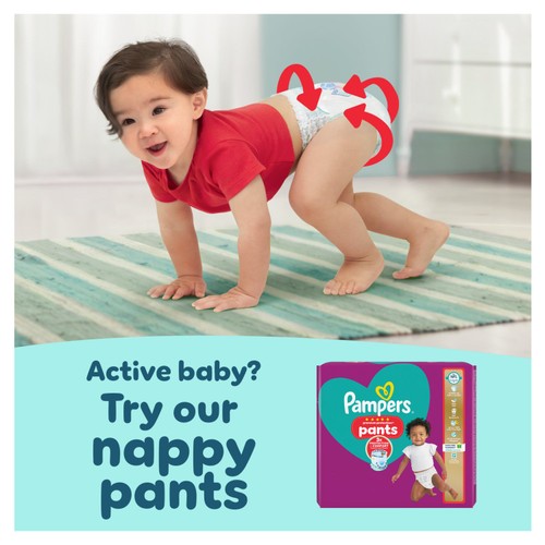 Pampers Premium Protection Nappies, Size 4 (9-14kg) Jumbo+ Pack thumbnail 5