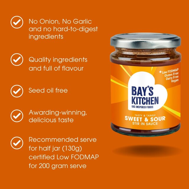 Bay's Kitchen Sweet & Sour Stir-in Low Fodmap Sauce thumbnail 5
