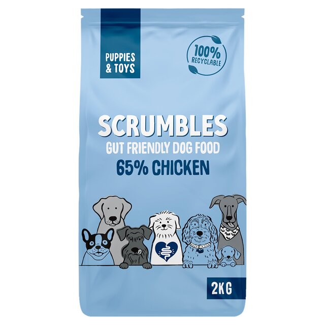 Scrumbles Puppies & Toys Chicken Dry Dog Food