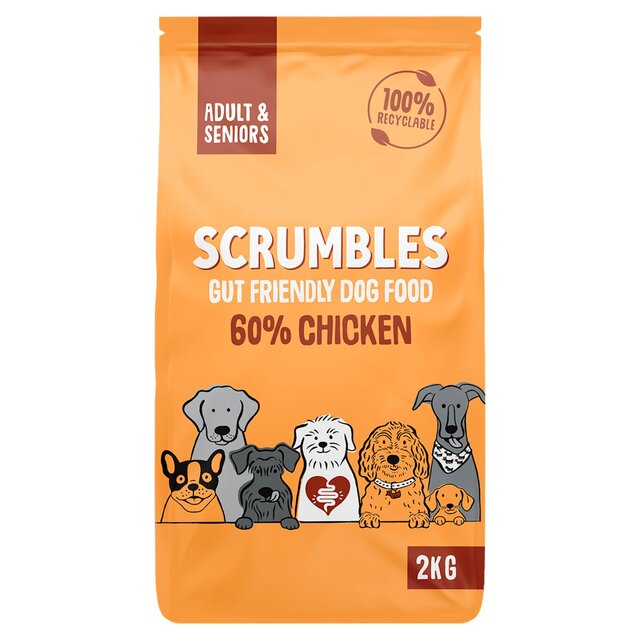 Scrumbles Natural Gluten-Free Dry Dog Food - Fresh Chicken, Adult & Senior