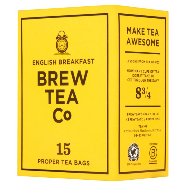 Brew Tea Co English Breakfast Tea Bags thumbnail 2