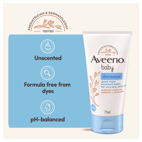 Aveeno Baby Dermexa Good Night Emollient Balm thumbnail 3