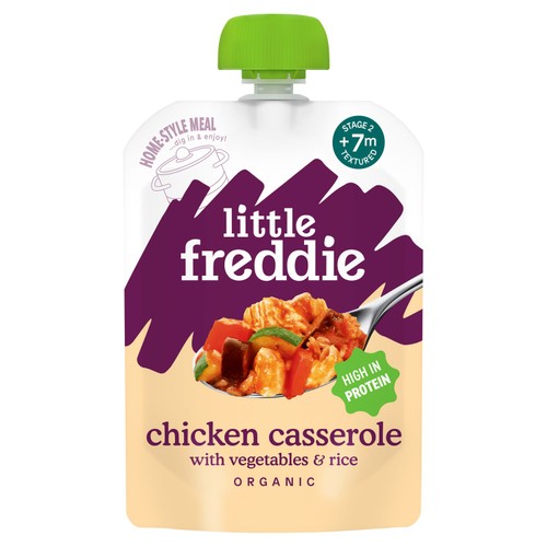 Little Freddie Chicken & Rice Casserole Organic Baby Food