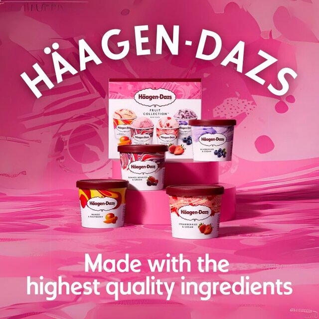 Haagen-Dazs Fruit Collection Mini Cups Ice Cream thumbnail 4