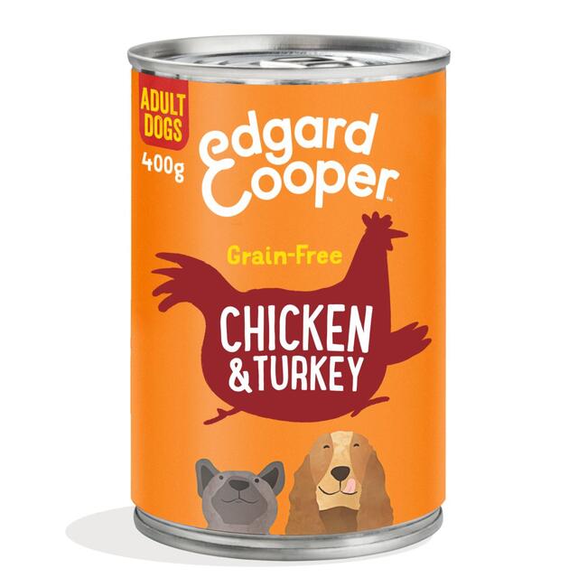 Edgard & Cooper Adult Grain Free Wet Dog Food with Chicken & Turkey