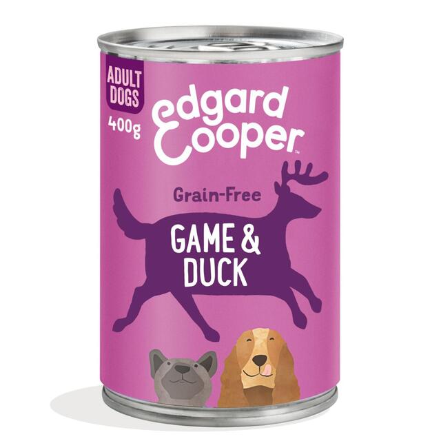 Edgard & Cooper Adult Grain Free Wet Dog Food with Game & Duck