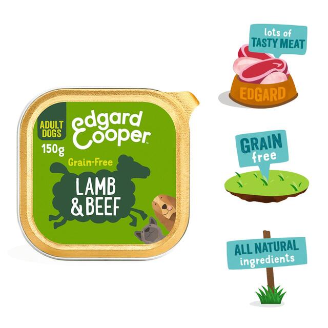 Edgard & Cooper Adult Grain Free Wet Dog Food with Lamb & Beef thumbnail 2