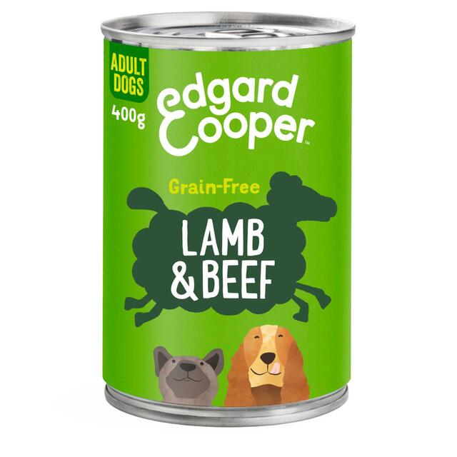 Edgard & Cooper Adult Grain Free Wet Dog Food with Lamb & Beef thumbnail 2