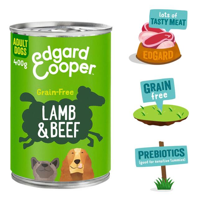 Edgard & Cooper Adult Grain Free Wet Dog Food with Lamb & Beef thumbnail 3