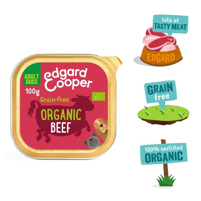 Edgard & Cooper Adult Grain Free Wet Dog Food with Organic Beef thumbnail 2